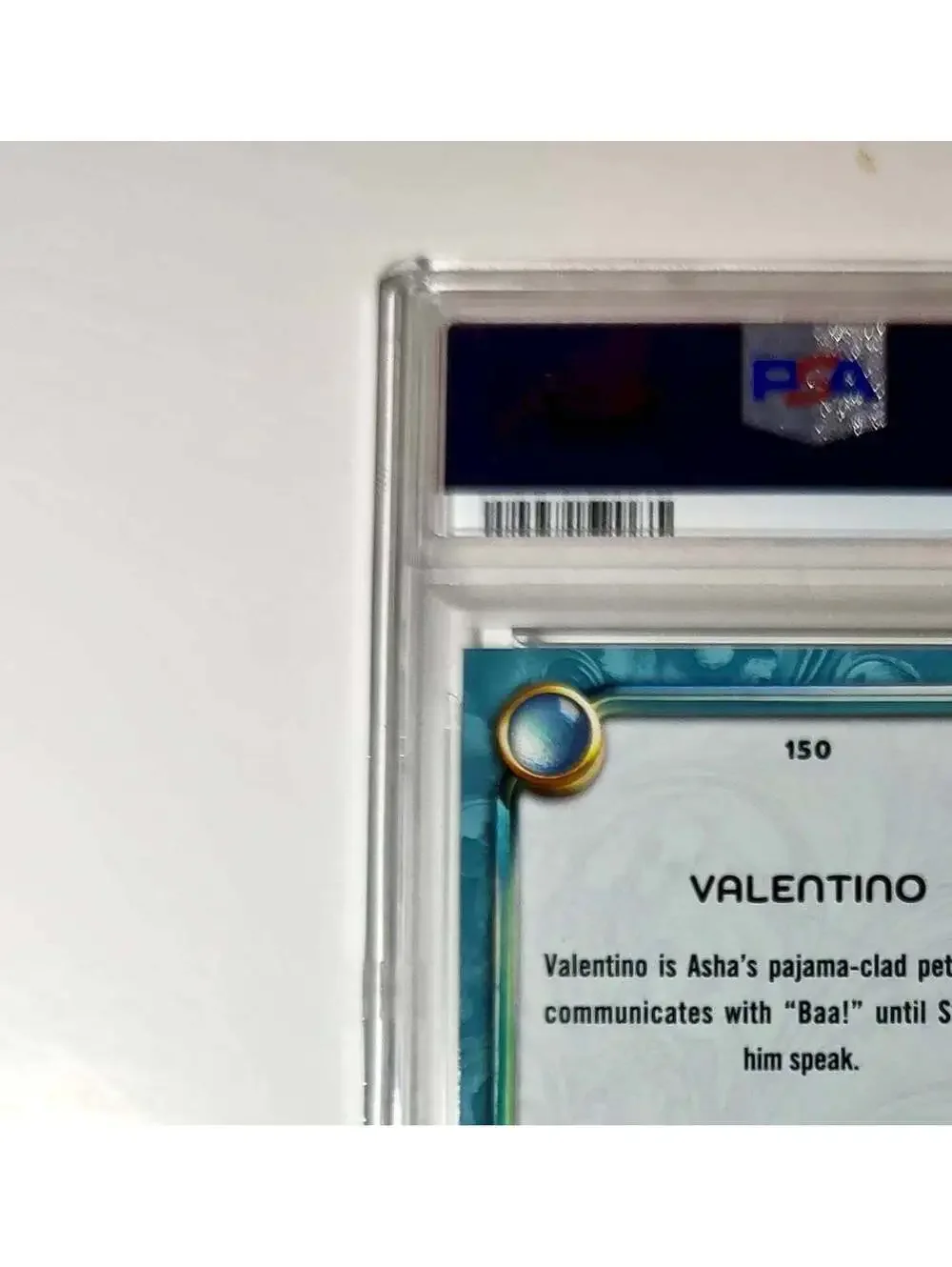 Valentino 2025 Topps Disney Wonder #150 Diamond Card Wish PSA 9
